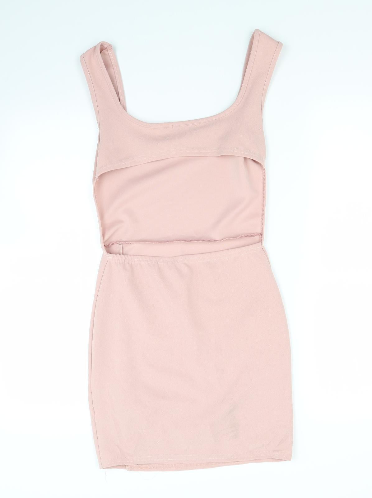 PRETTYLITTLETHING Womens Pink   Bodycon  Size 10