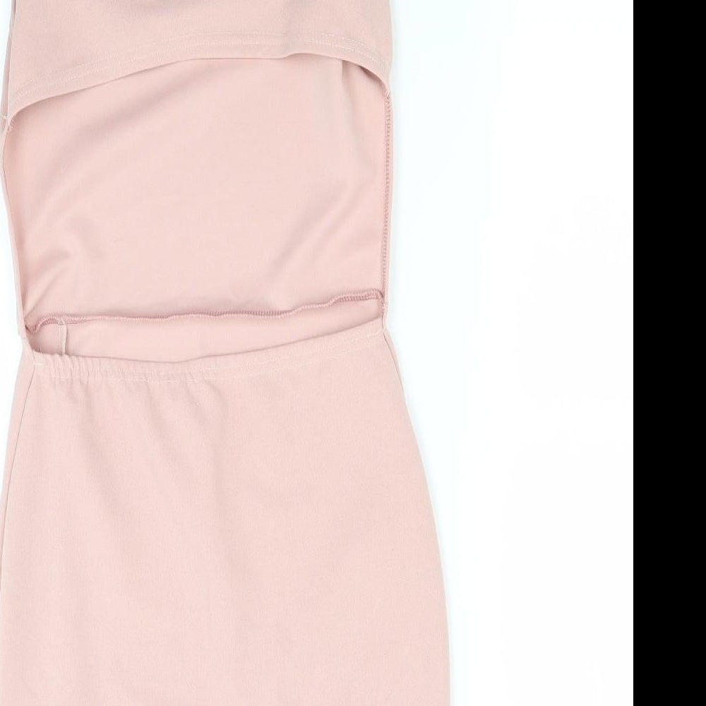 PRETTYLITTLETHING Womens Pink   Bodycon  Size 10