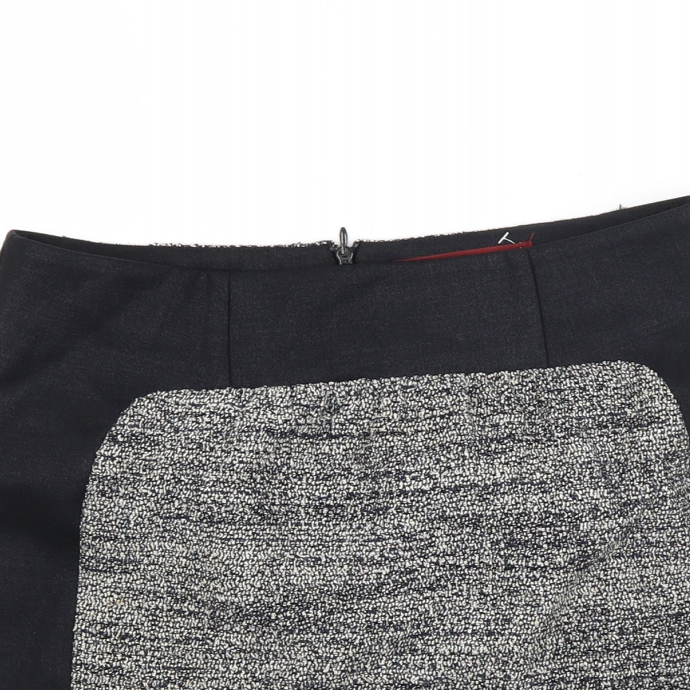 comptior des cotoniers Womens Grey   Mini Skirt Size M