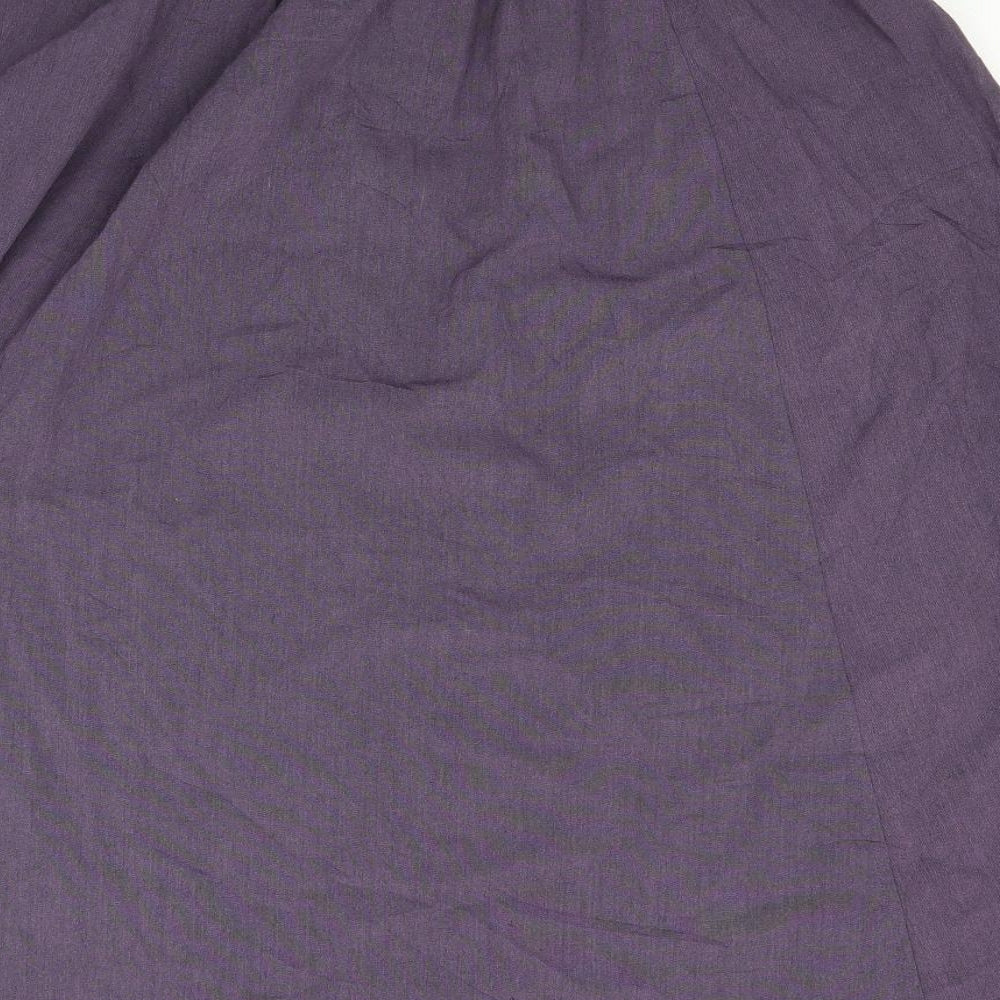 Bonmarché Womens Purple   Flare Skirt Size 14