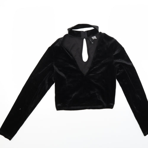 Divided Womens Black   Basic Blouse Size S