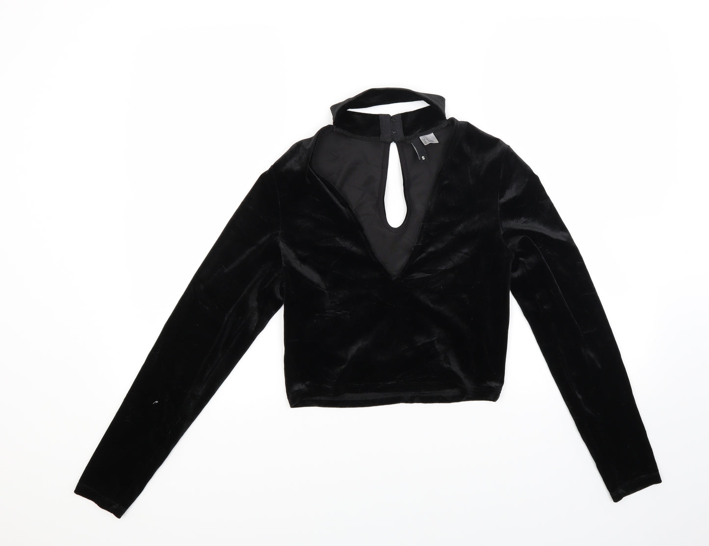 Divided Womens Black   Basic Blouse Size S
