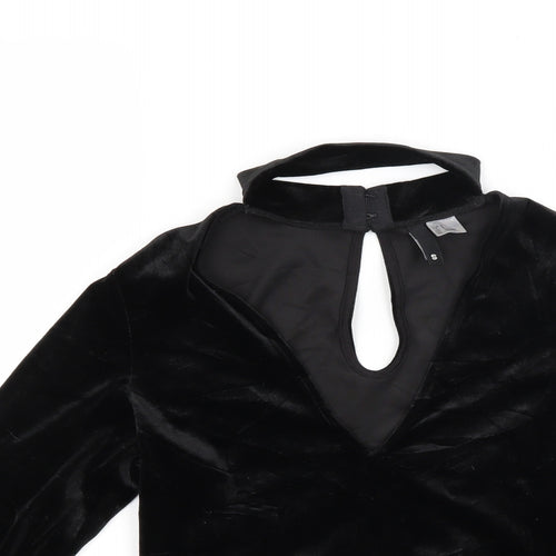 Divided Womens Black   Basic Blouse Size S