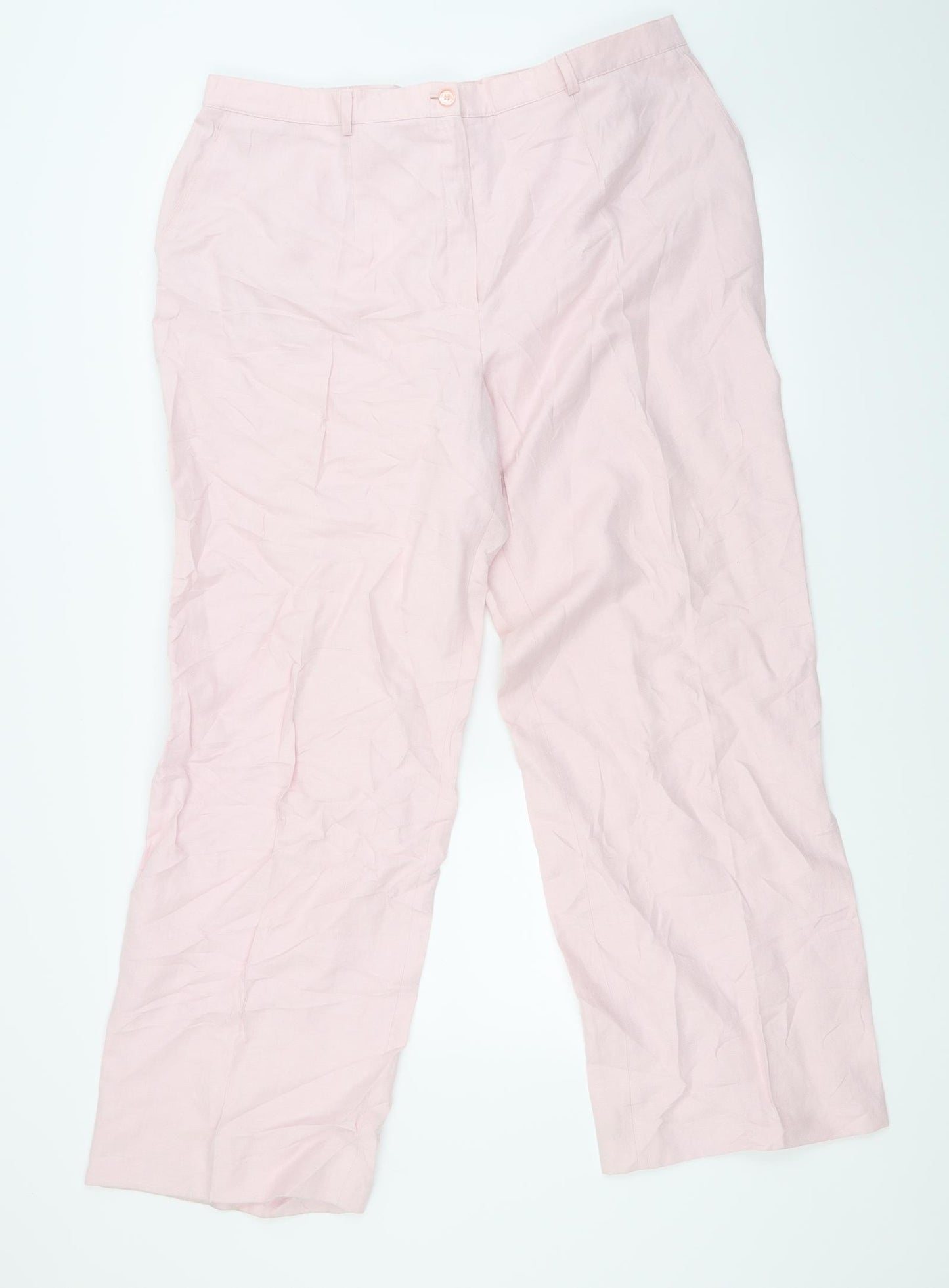 Basler Womens Pink   Trousers  Size 20 L27 in