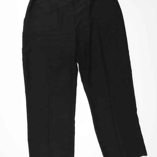 ELVI Womens Black   Trousers  Size 20 L28 in