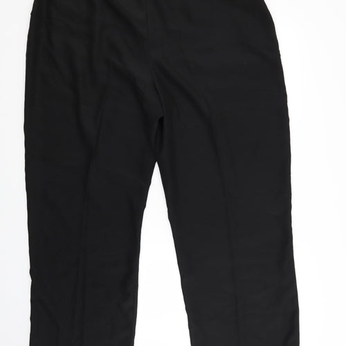 ELVI Womens Black   Trousers  Size 20 L28 in