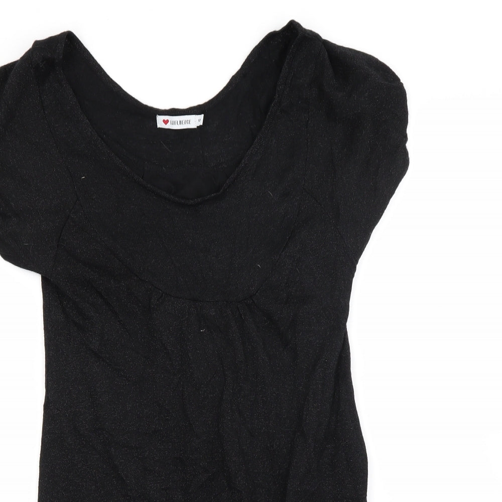 Influence Womens Black   T-Shirt Dress  Size S