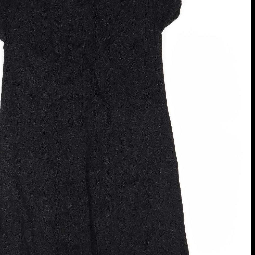 Influence Womens Black   T-Shirt Dress  Size S
