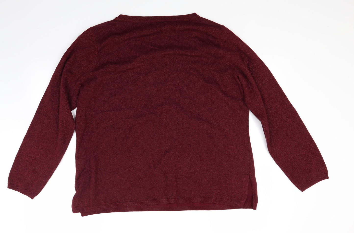 Precis Womens Red   Pullover Jumper Size L