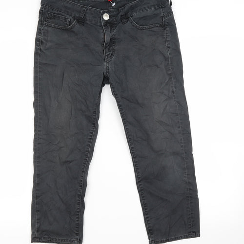 Divided Womens Black   Cropped Jeans Size 28 in L21 in