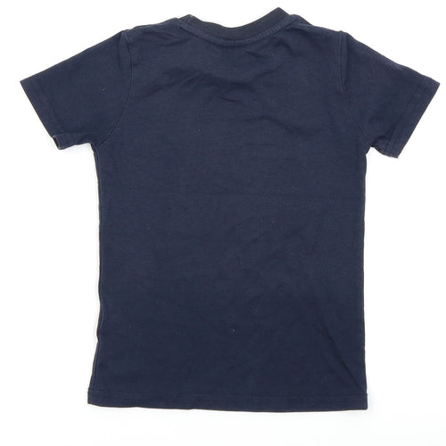 Beverly Hills Boys Blue   Basic T-Shirt Size 7-8 Years