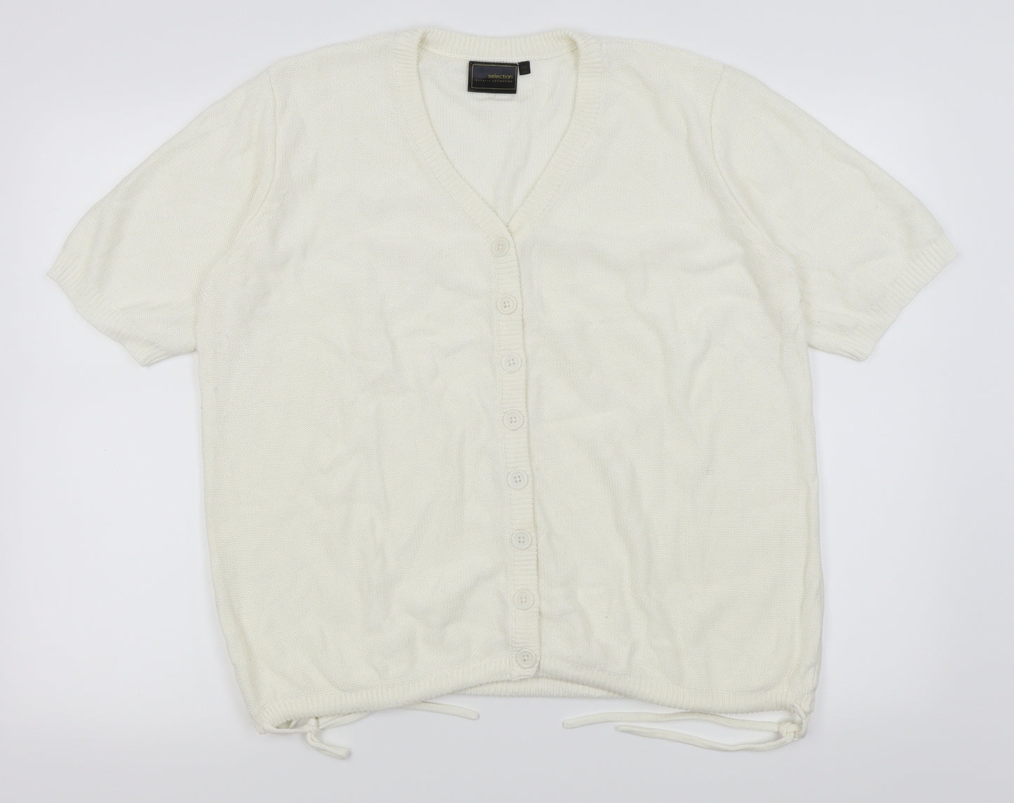 BPC Selection Womens White   Cardigan Jumper Size 16