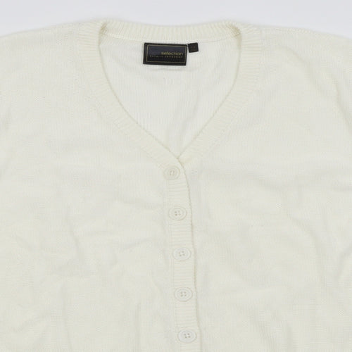 BPC Selection Womens White   Cardigan Jumper Size 16
