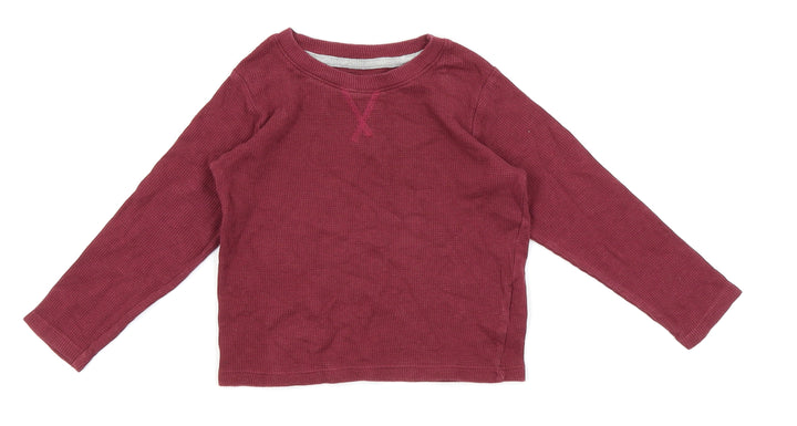 Primark Boys Red   Basic T-Shirt Size 12-18 Months