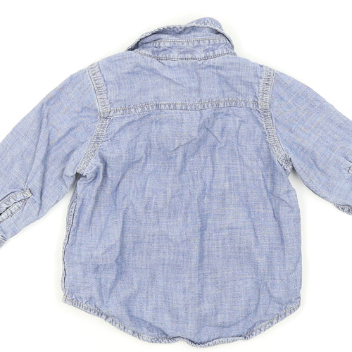 Gap Boys Blue   Basic Button-Up Size 12-18 Months