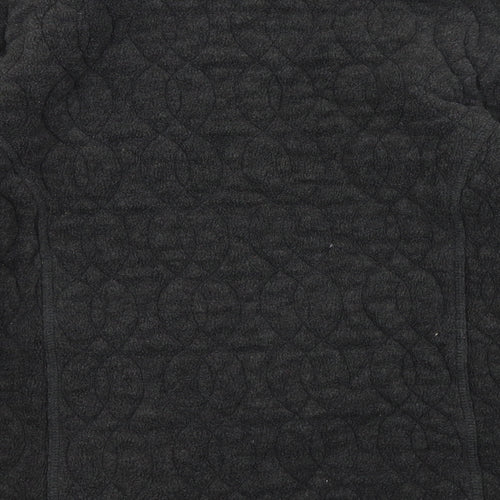 Eivissa Womens Black   Full Zip Jumper Size 10