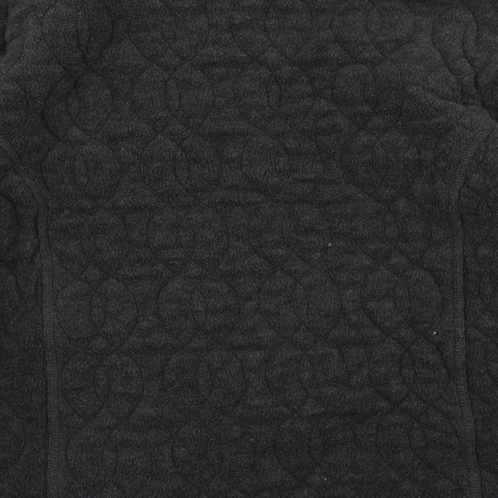 Eivissa Womens Black   Full Zip Jumper Size 10