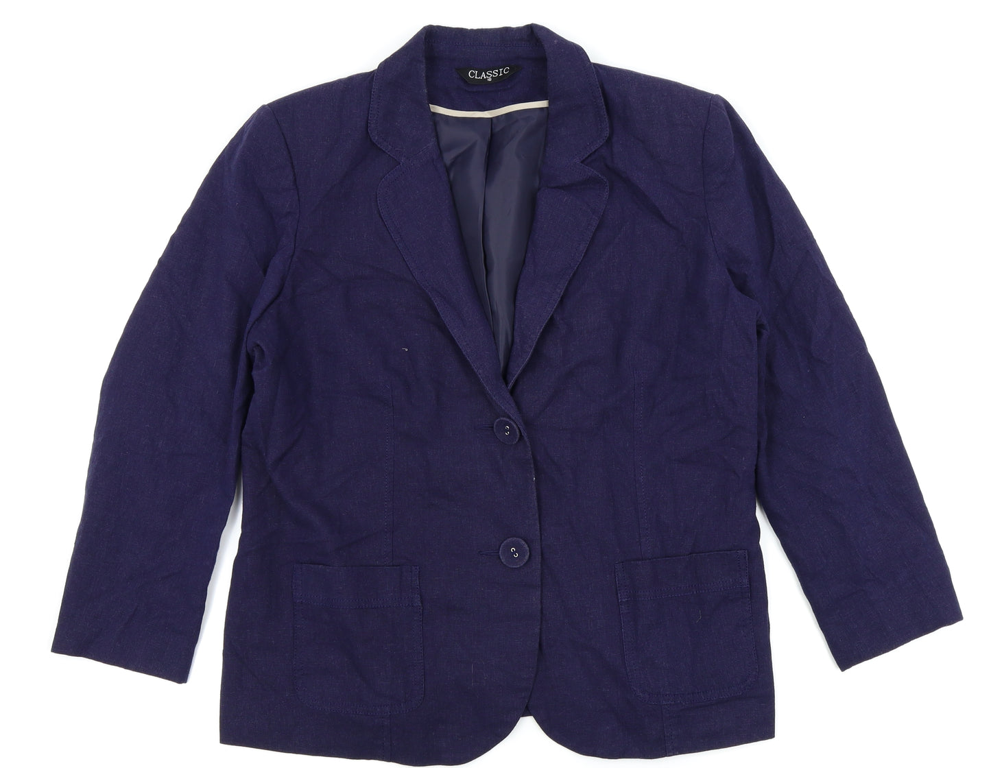 Classic Womens Blue   Jacket Blazer Size 16