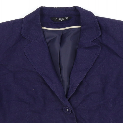 Classic Womens Blue   Jacket Blazer Size 16