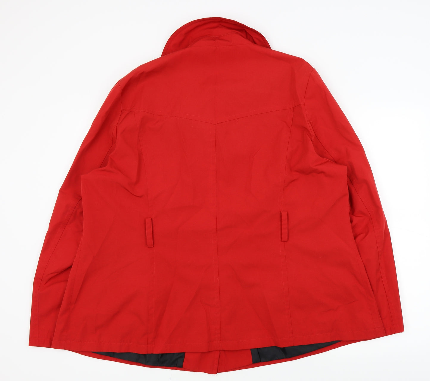 Asda George Womens Red   Overcoat Coat Size 22