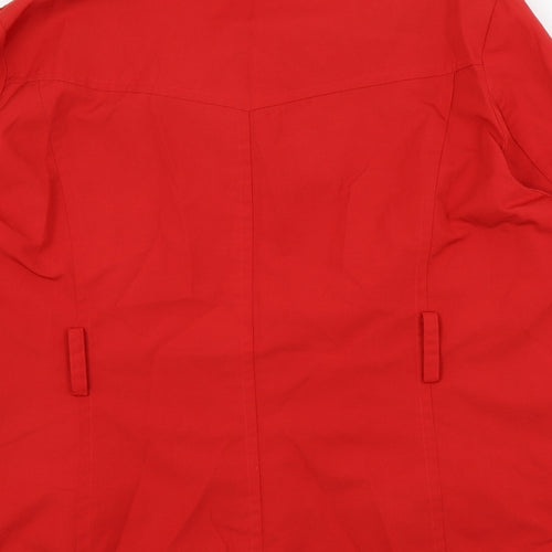 Asda George Womens Red   Overcoat Coat Size 22