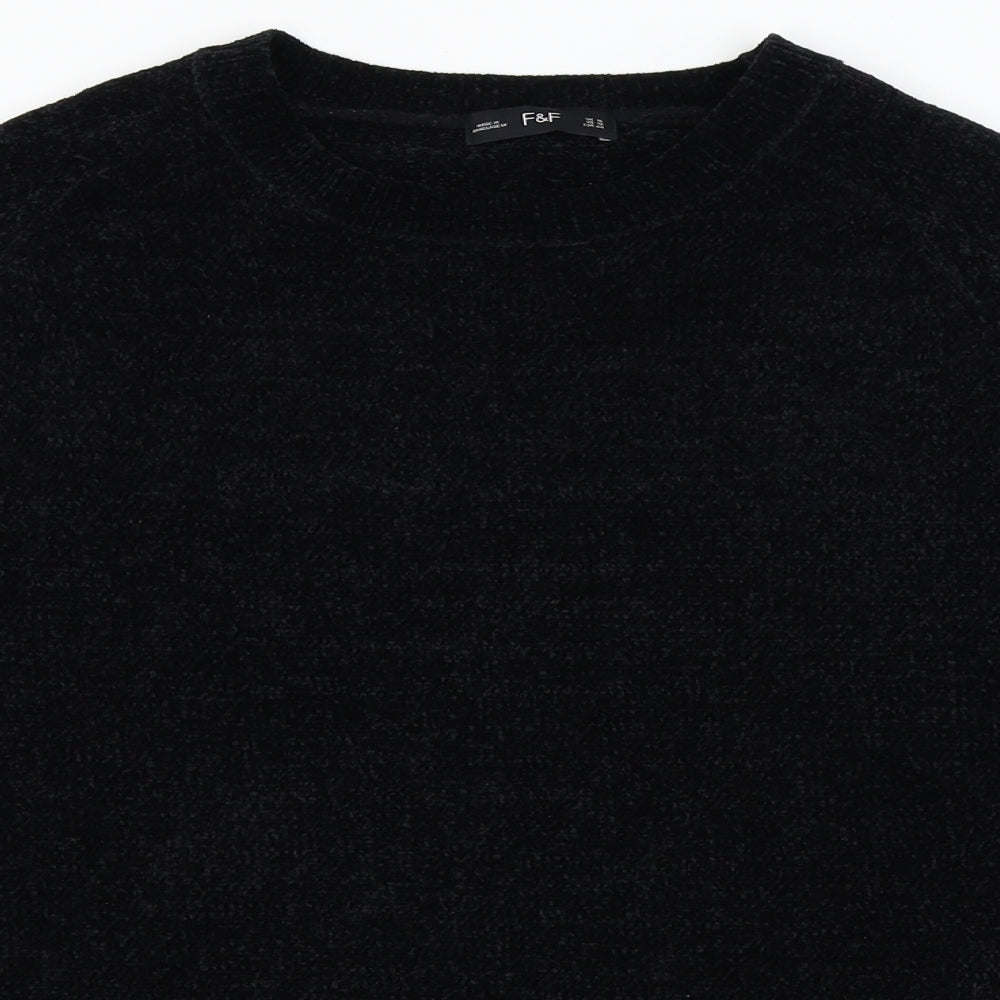 F&F Womens Black   Pullover Jumper Size 16