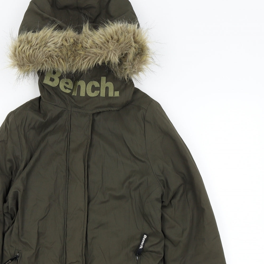 Bench Womens Green   Parka Coat Size XS