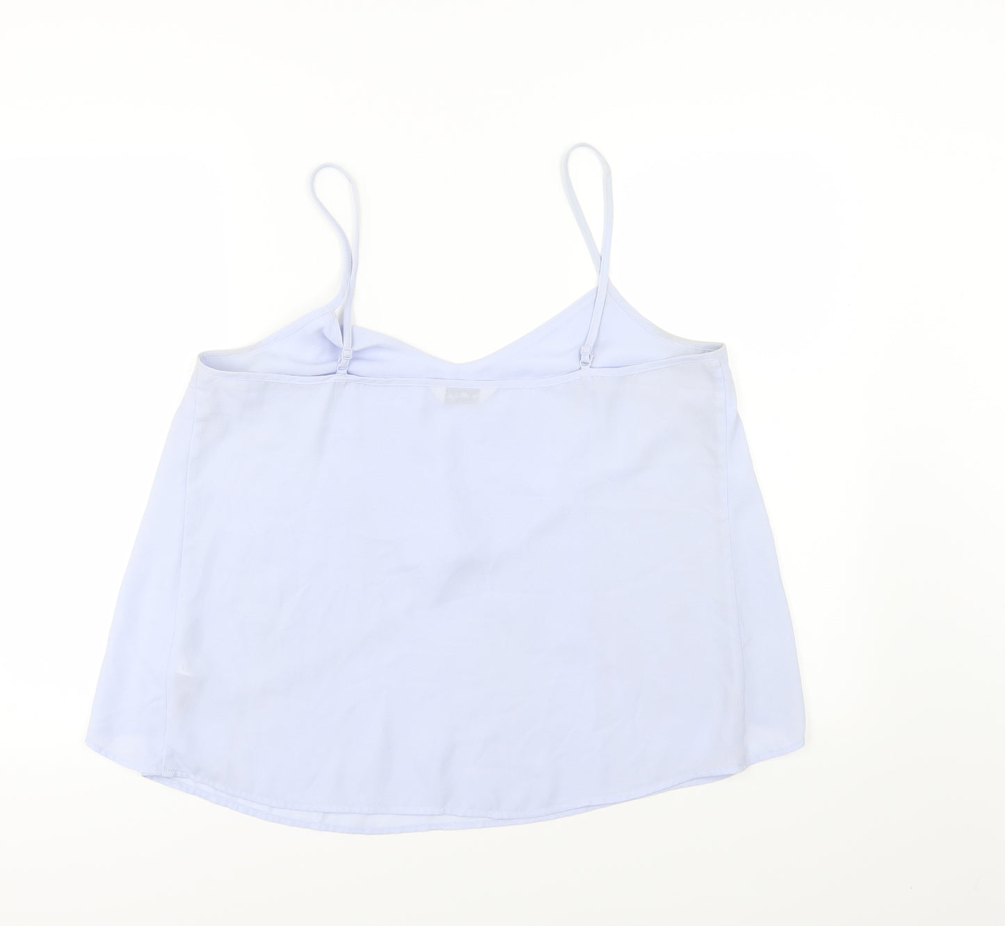 Miss Selfridge Womens Blue  Chiffon Camisole Blouse Size 14