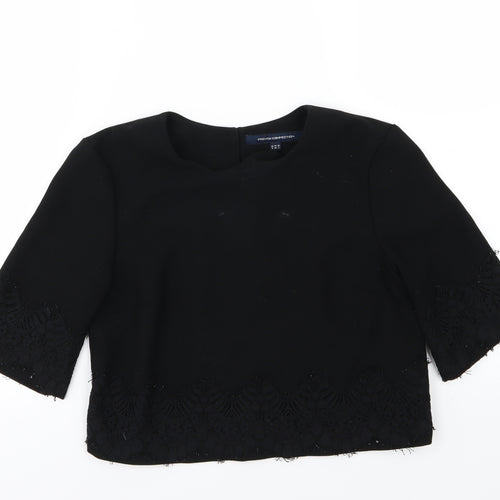 French Connection Womens Black   Basic Blouse Size 6