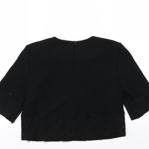 French Connection Womens Black   Basic Blouse Size 6
