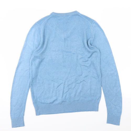 Cedar Wood State Mens Blue  Knit Pullover Jumper Size S