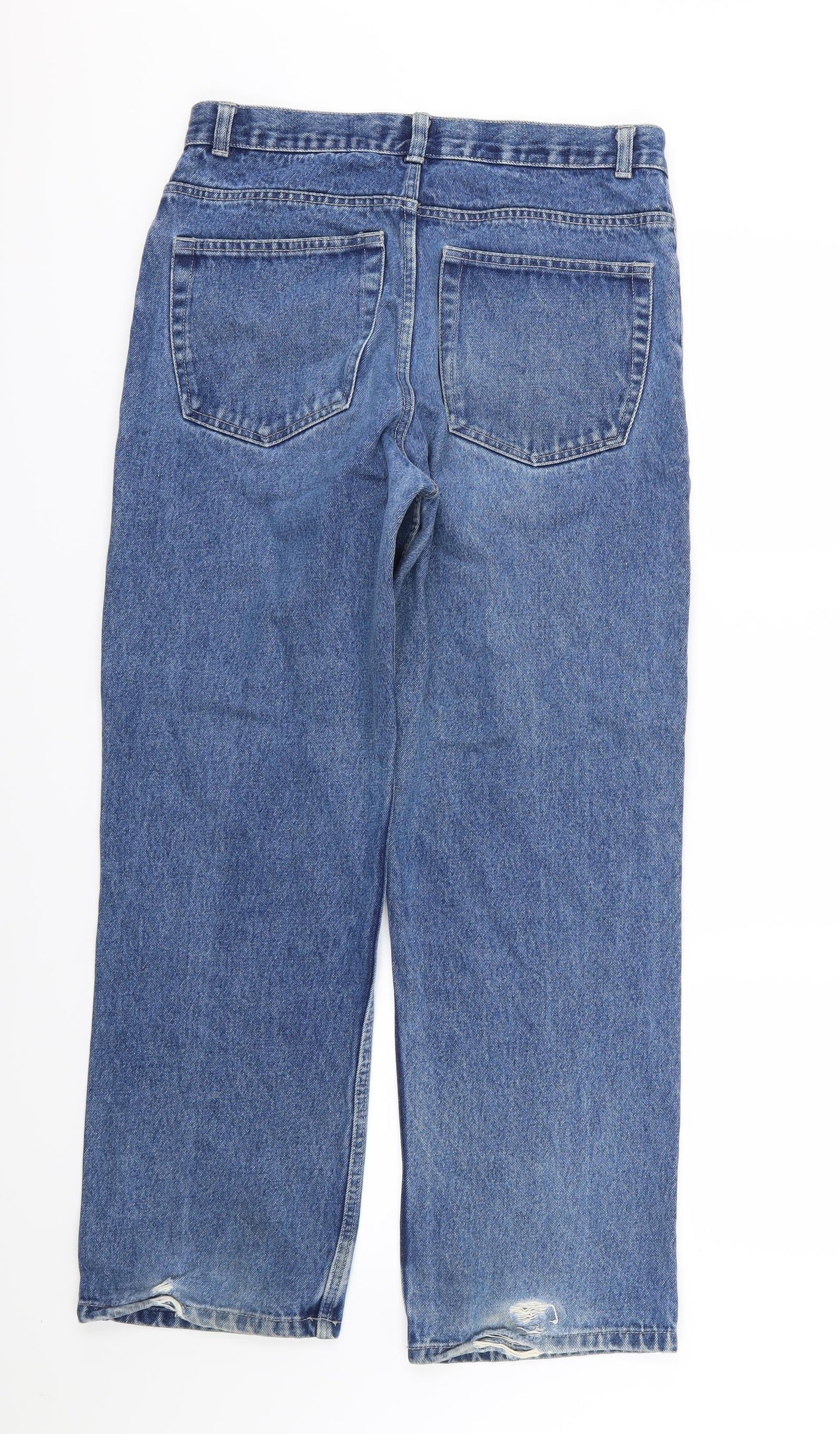 George Mens Blue  Denim Straight Jeans Size 32 L29 in