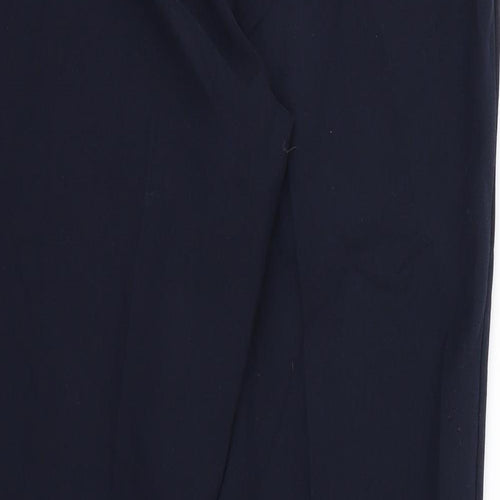 Classics Womens Blue  Rayon Trousers  Size 8 L27 in
