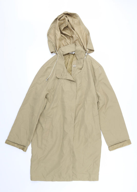 Front view of Anne De Lancay women’s brown jacket, size M