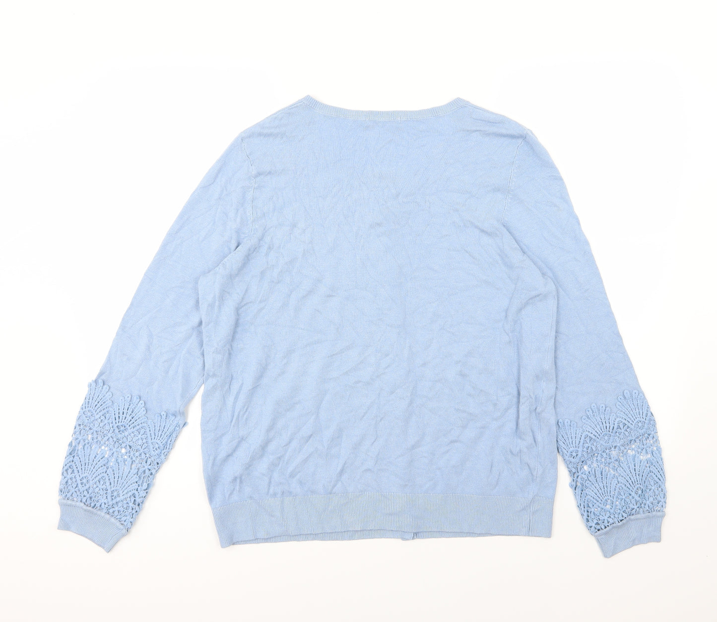 TU Womens Blue  Knit Cardigan Jumper Size 20
