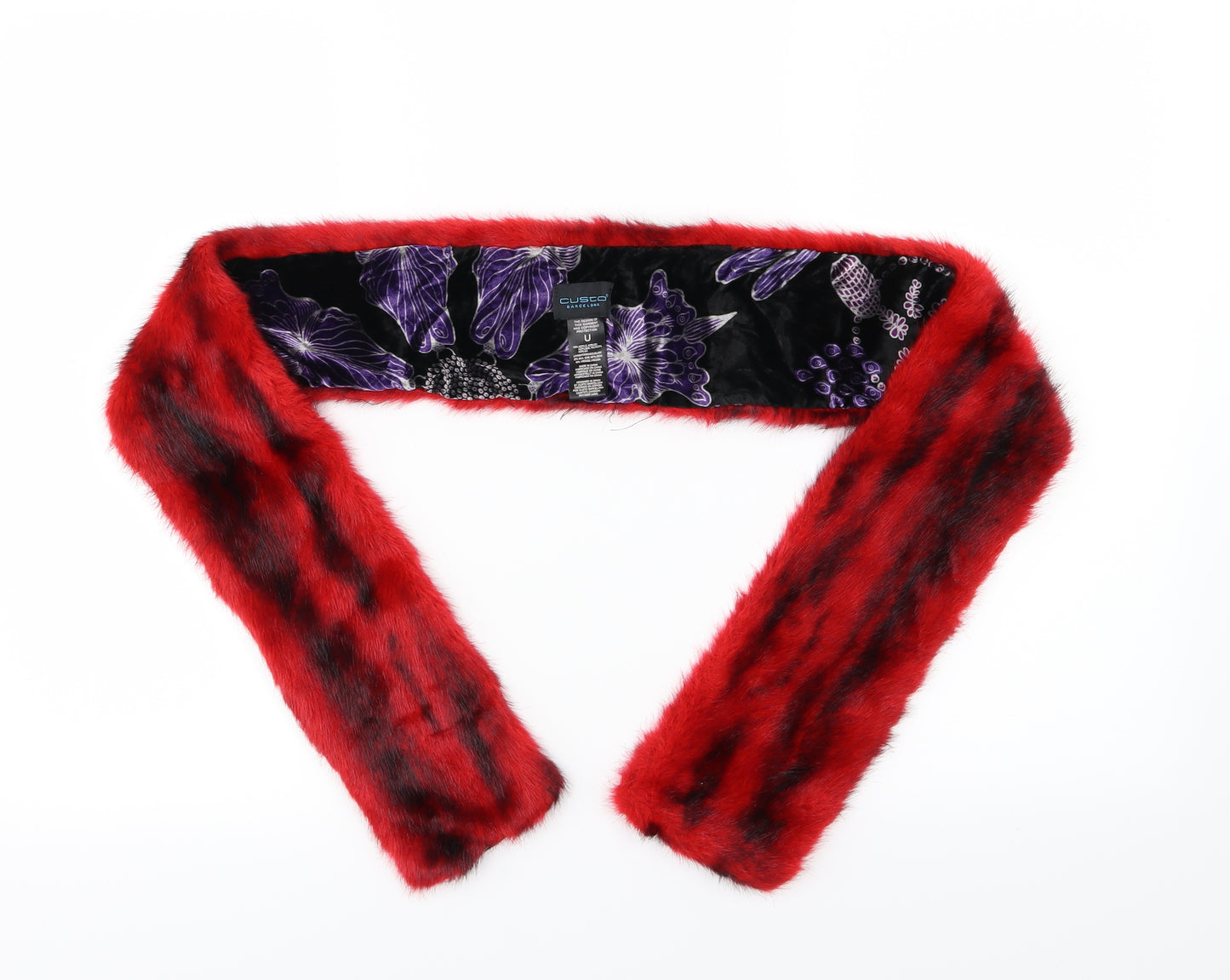 Custo Womens Red Floral   Scarf