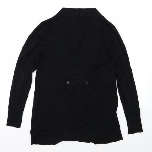 M&Co Womens Black  Knit Cardigan Jumper Size S