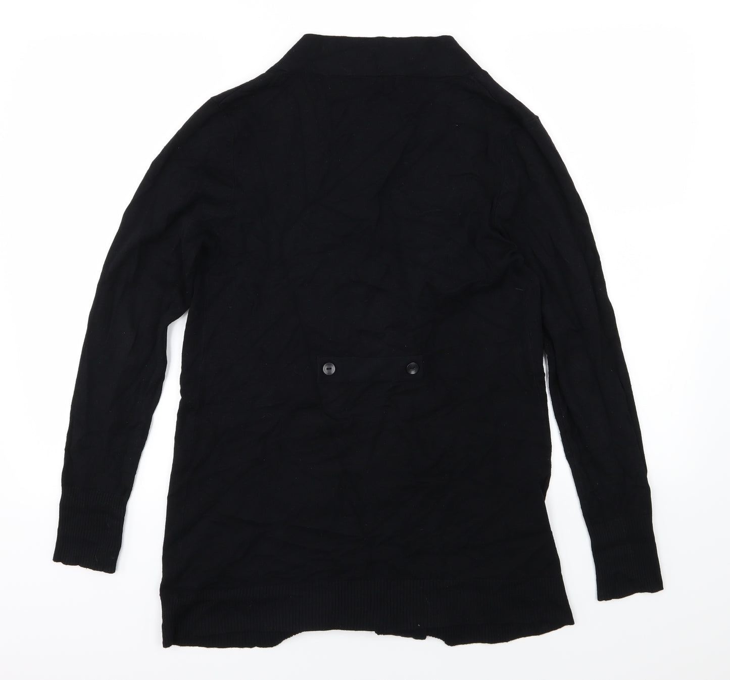 M&Co Womens Black  Knit Cardigan Jumper Size S