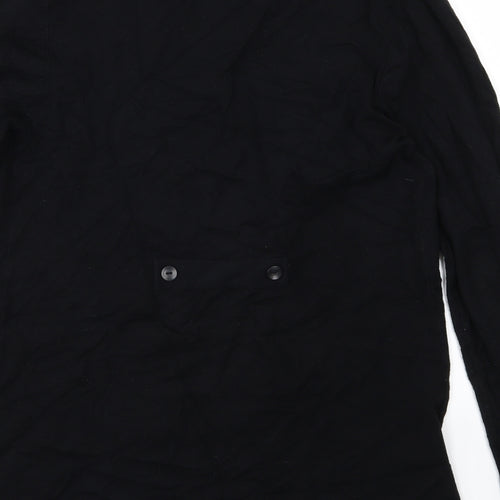 M&Co Womens Black  Knit Cardigan Jumper Size S