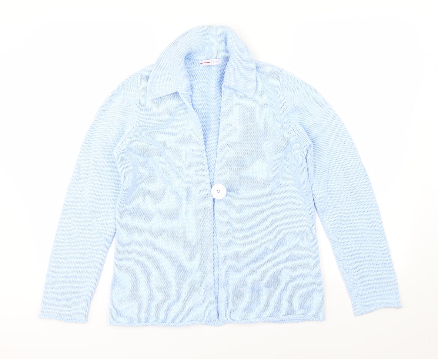 Papaya Womens Blue  Knit Cardigan Jumper Size 14