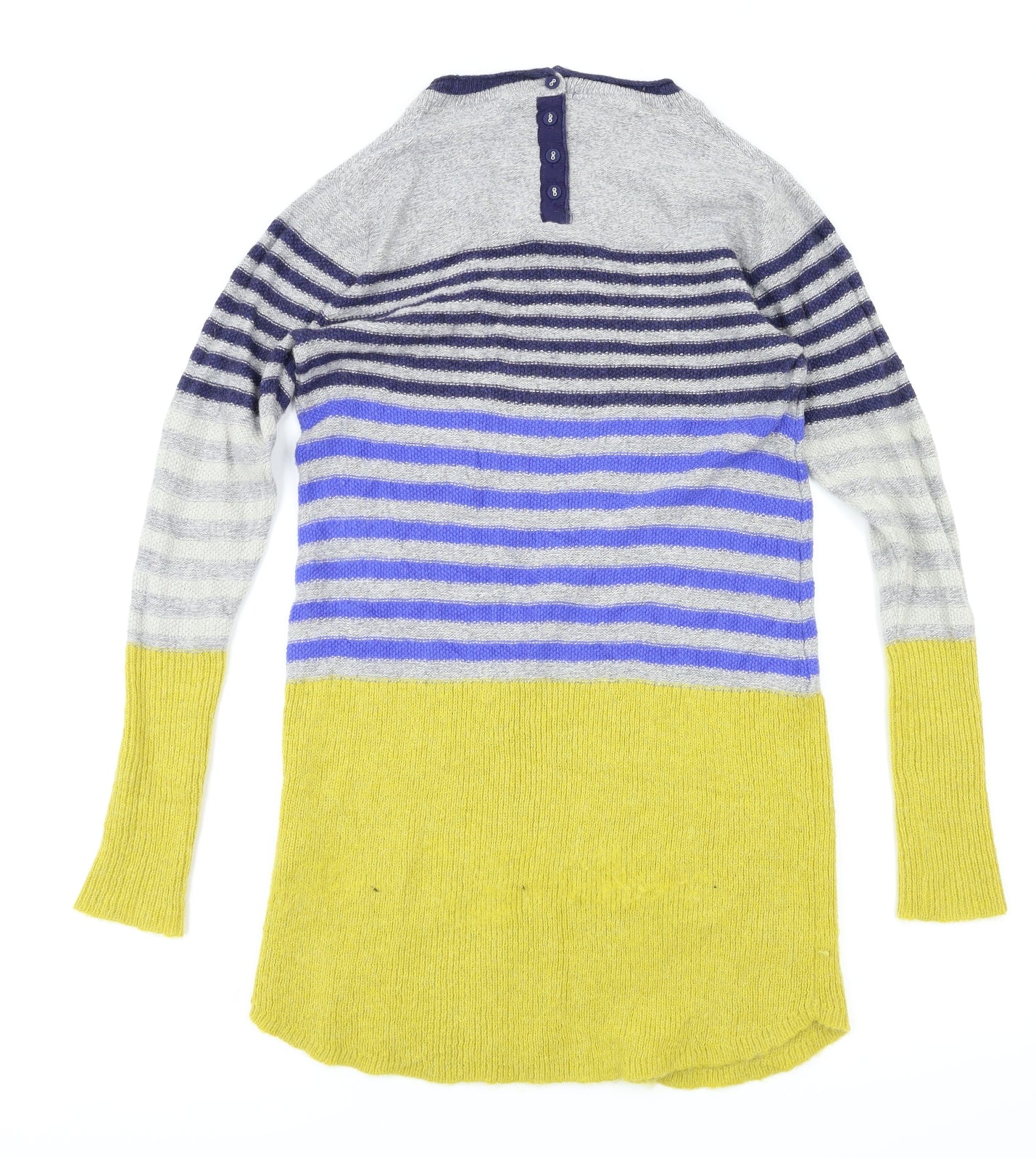 White Stuff Womens Blue Striped  Pullover Jumper Size 12