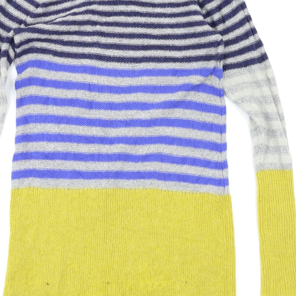 White Stuff Womens Blue Striped  Pullover Jumper Size 12