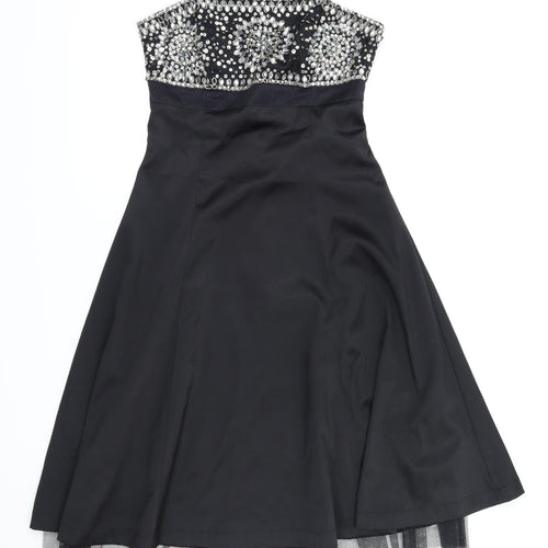 Warehouse Womens Black   Fit & Flare  Size 10