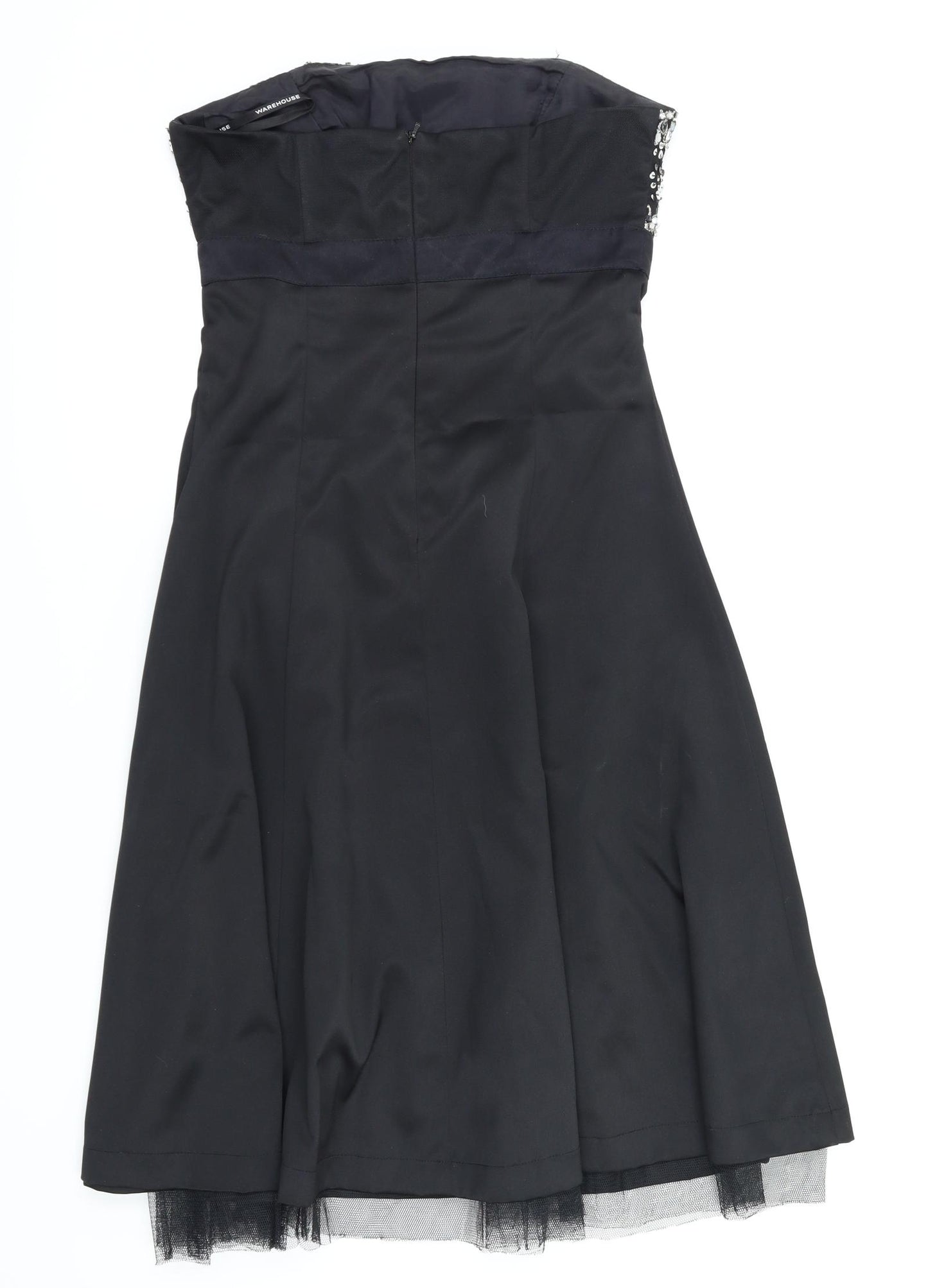 Warehouse Womens Black   Fit & Flare  Size 10