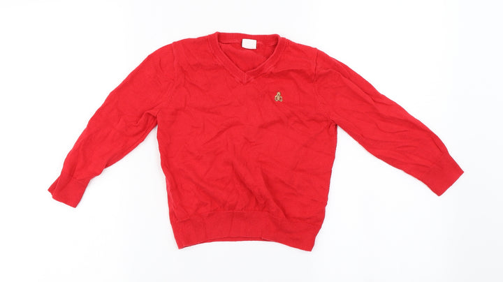 Gap Boys Red Pullover Jumper Size 3 Years
