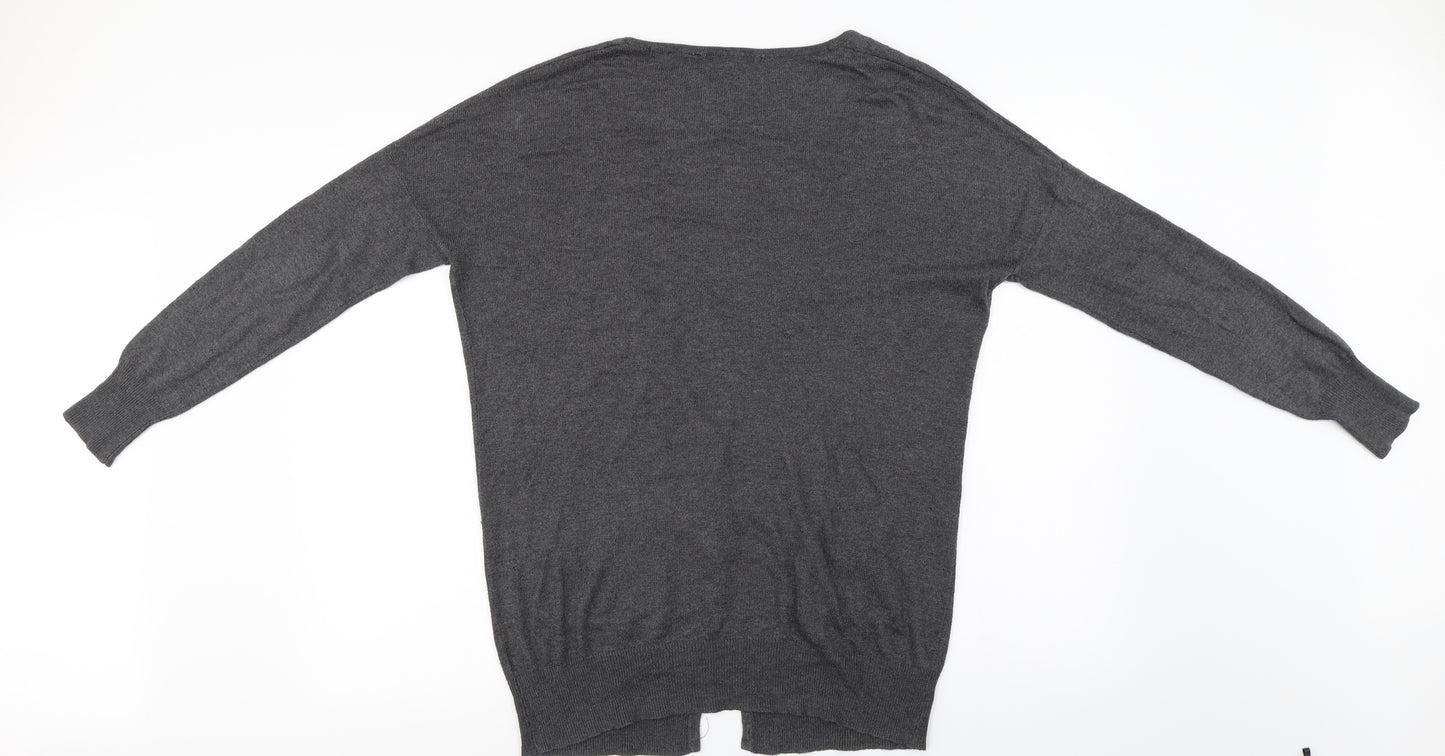 George Womens Grey   Cardigan Jumper Size 12
