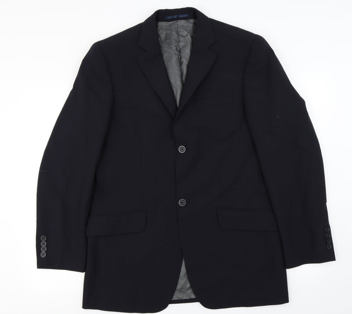 Tom english Mens Blue Jacket Blazer Size 36