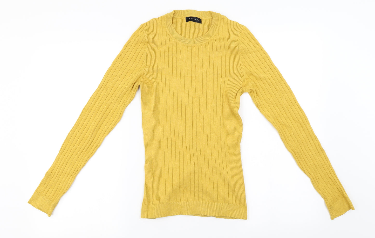 New Look Womens Yellow   Pullover Jumper Size 12