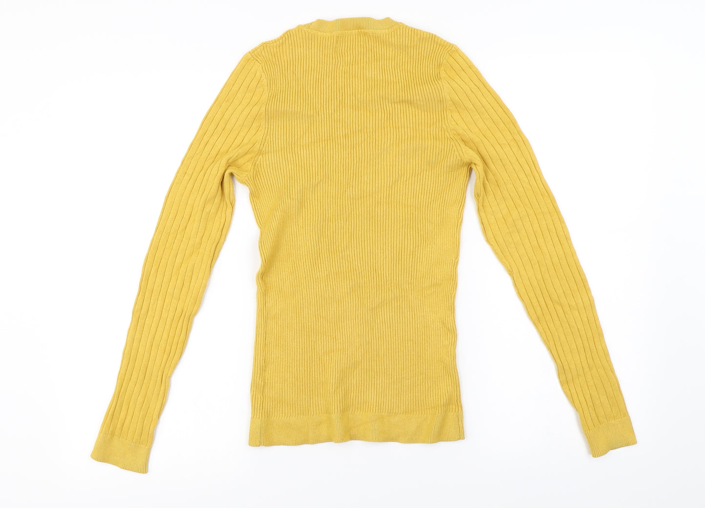 New Look Womens Yellow   Pullover Jumper Size 12