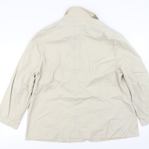 Ann Harvey  Womens Beige   Jacket Coat Size 18